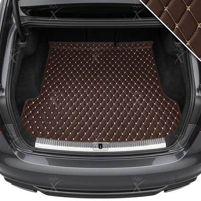 Luxus Diamond Base Series Trunk Mat | Chocolate Brown