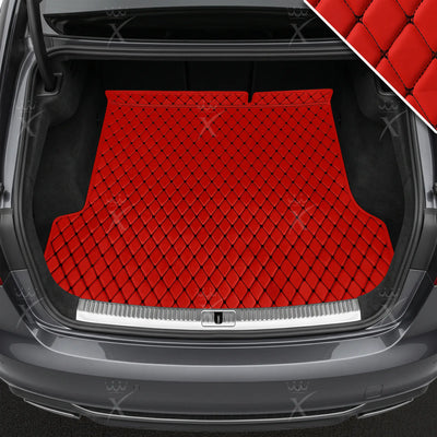 Luxus Car Mats™ - Ferrari rode luxe lederen koffer-/koffermat