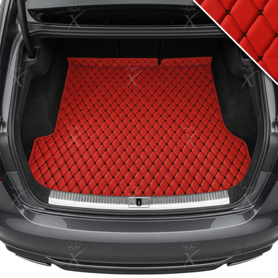 Luxus Car Mats™ - Ferrari rode luxe lederen koffer-/koffermat