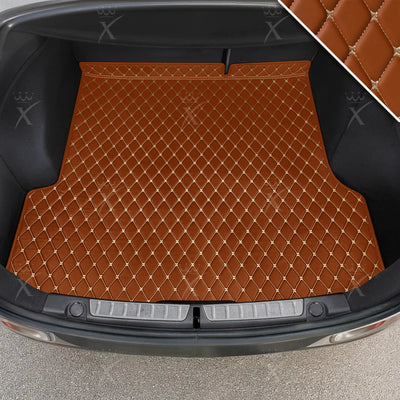 Luxus Diamond Base Series Trunk Mat | Caramel Brown
