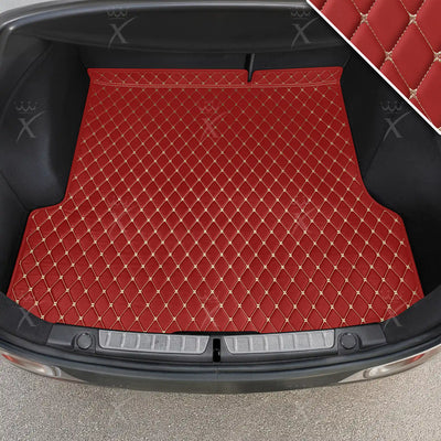 Luxus Diamond Base Series Trunk Mat | Cherry Red