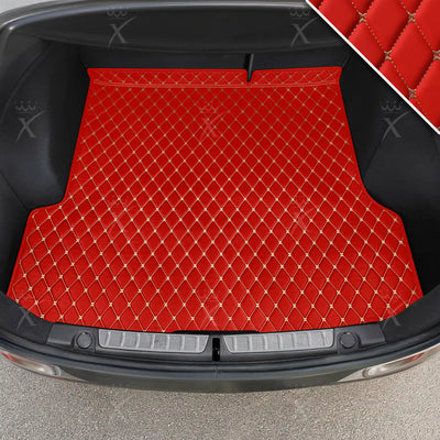 Luxus Car Mats™ - Ferrari rode luxe lederen koffer-/koffermat