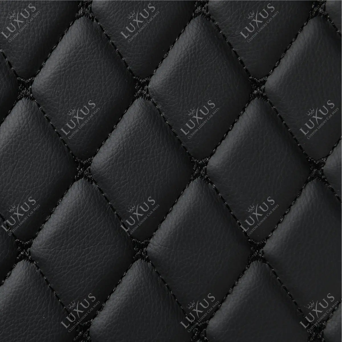 Sample | Diamond Series | Black & Black Stitching