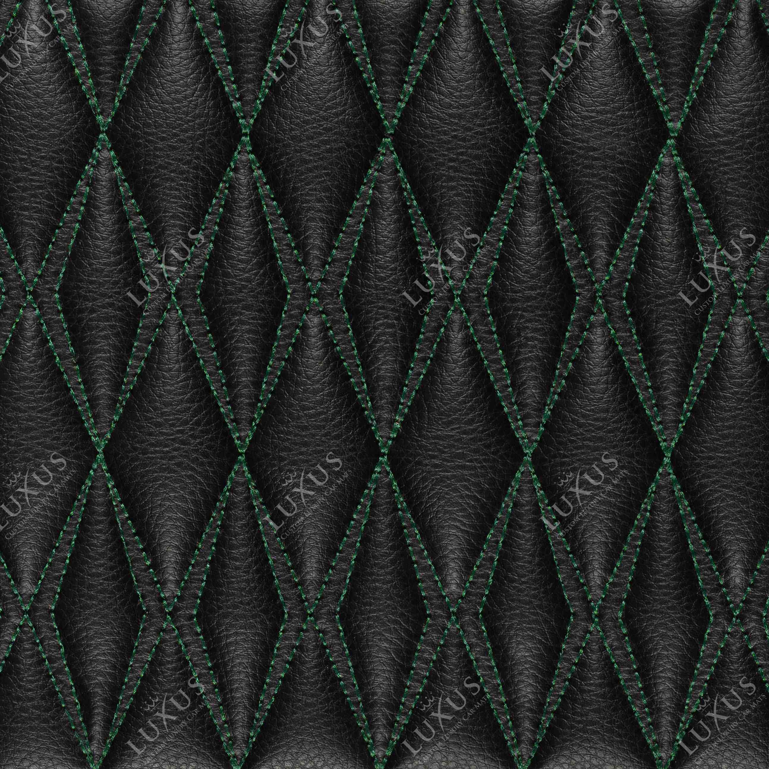 Sample | Twin-Diamond Series | Black & Green Stitching