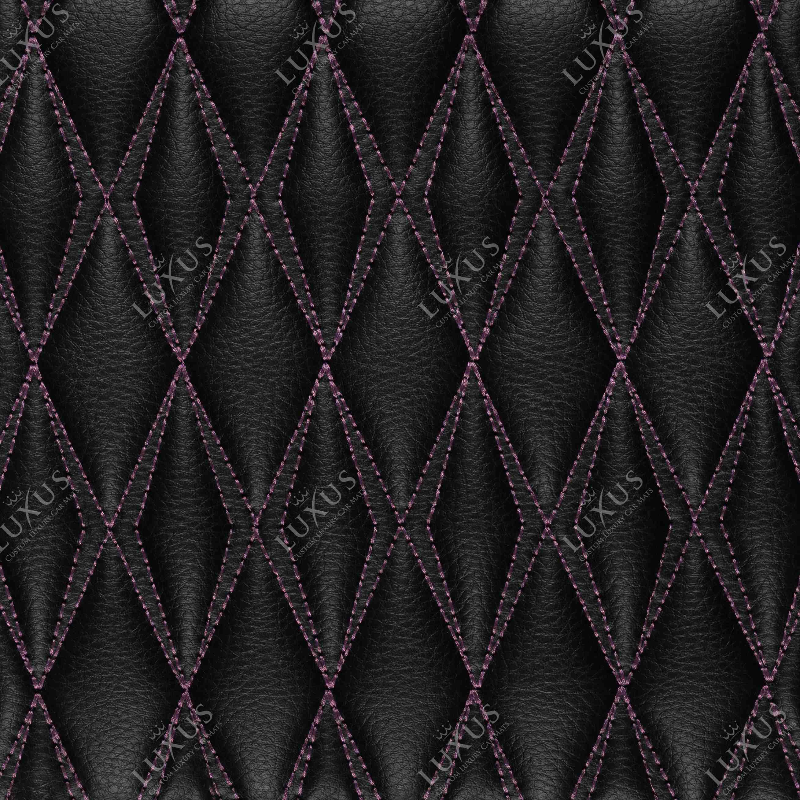 Sample | Twin-Diamond Series | Black & Purple Stitching