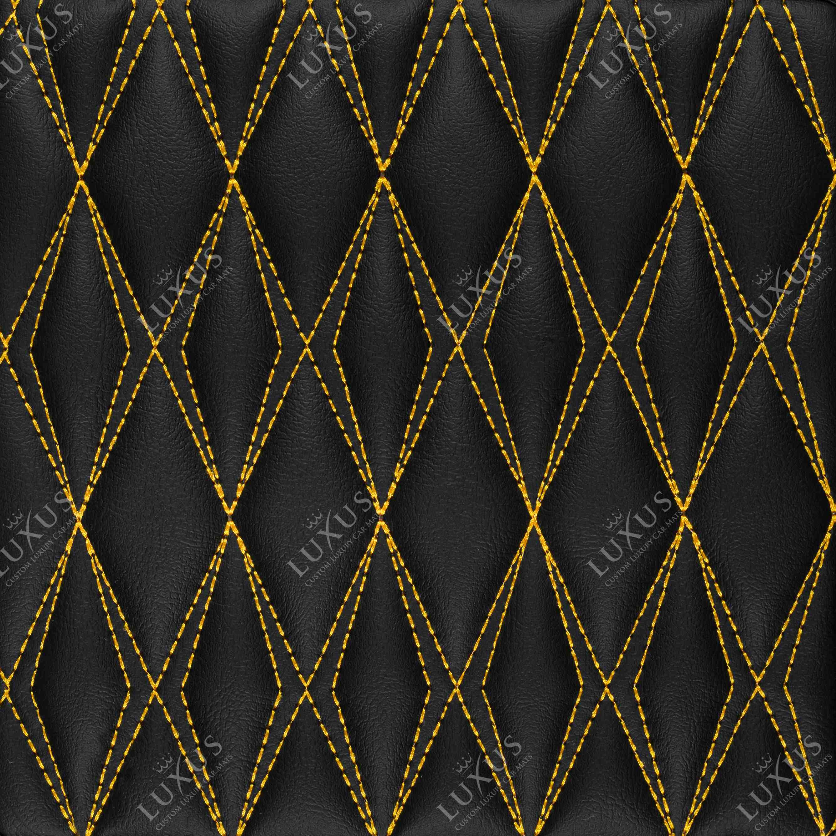 Sample | Twin-Diamond Series | Black & Yellow Stitching