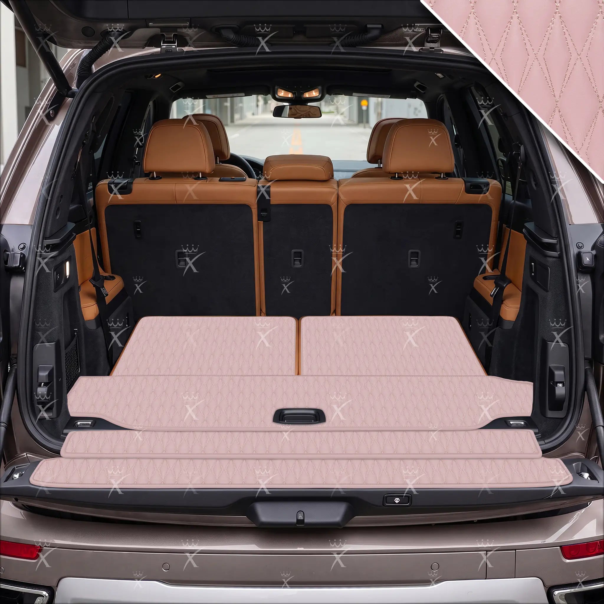 Luxus Twin-Diamond Base Series Trunk Mat | Blossom Pink