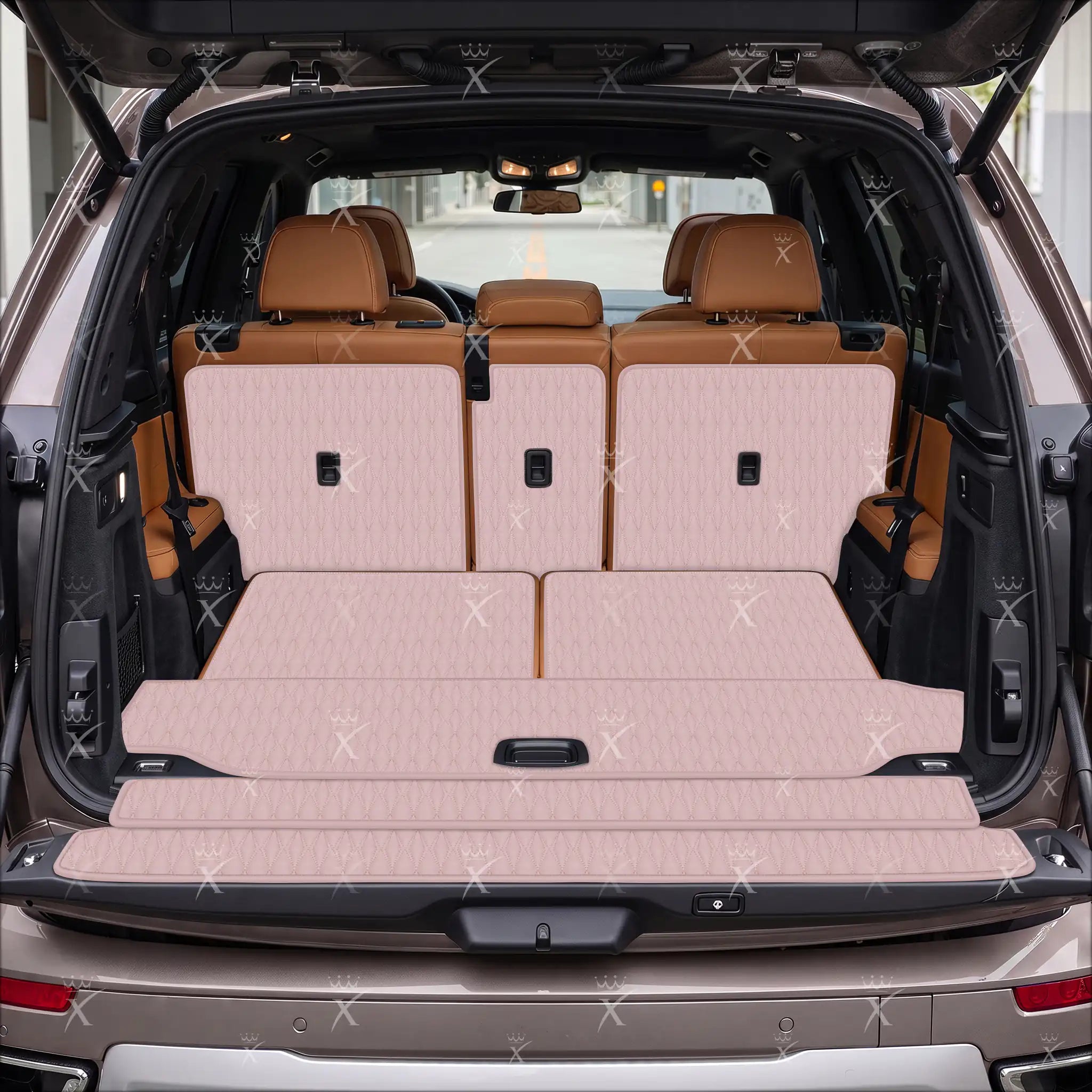 Luxus Twin-Diamond XtendFit Series Trunk Mat | Blossom Pink