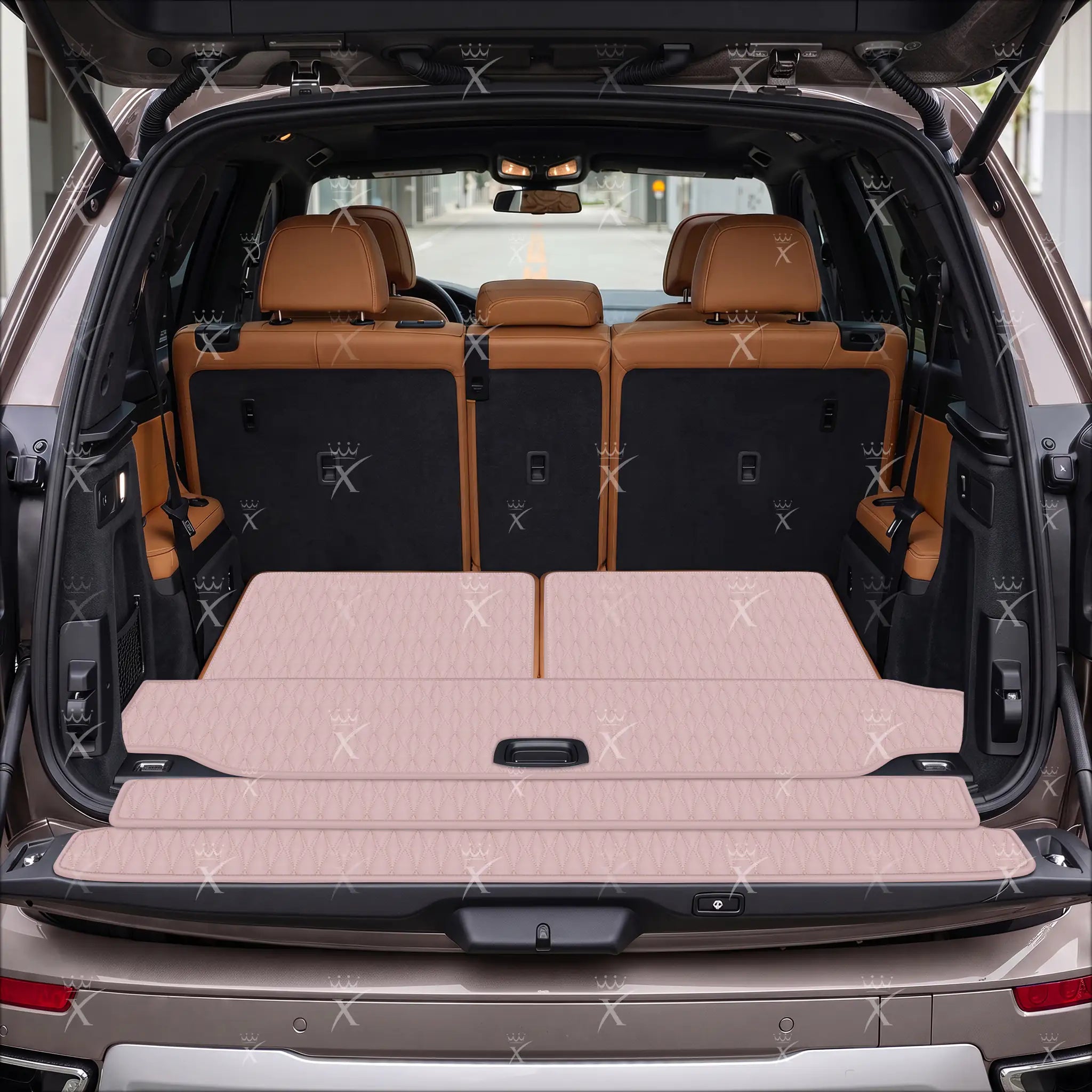 Luxus Twin-Diamond Base Series Trunk Mat | Blossom Pink
