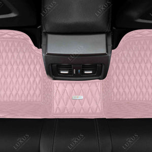 Twin-Diamond Blossom Pink Stitching Luxury Car Mats Set