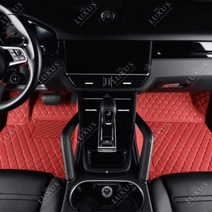 Luxus Car Mats™ - Kersenrode luxe automattenset