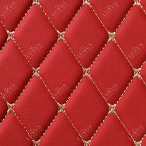Cherry Red Diamond Luxury Boot/Trunk Mat