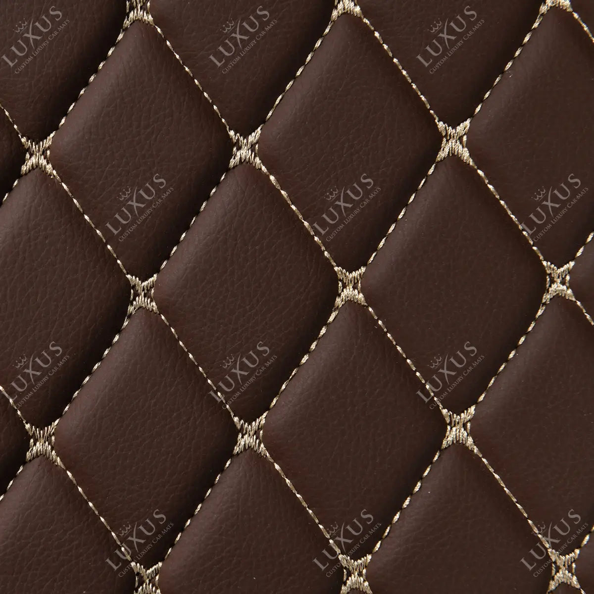 Luxus Car Mats™ - Sjokoladebrun 3D luksusskinnstøvel/bagasjematte