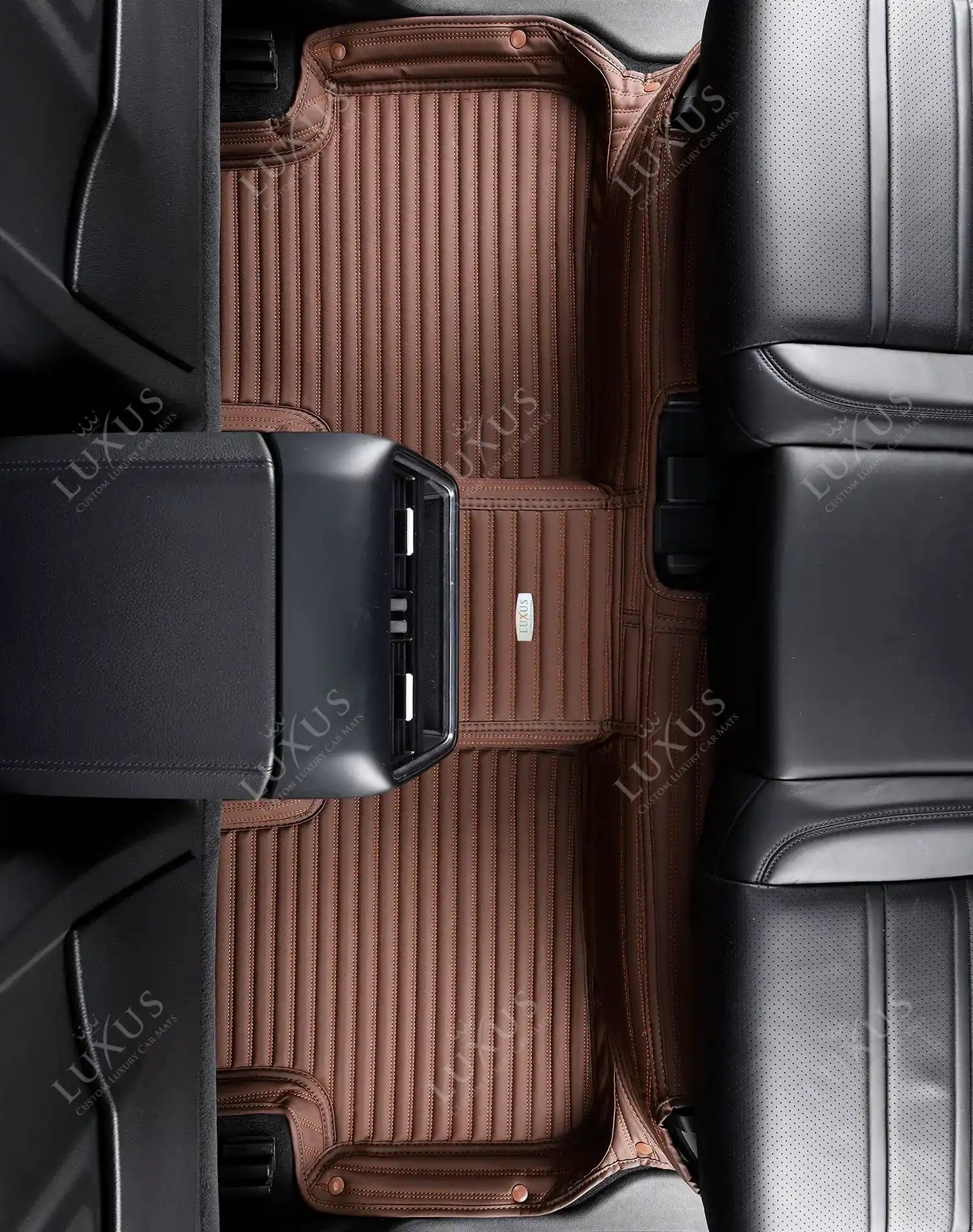 Floor Mats For Car, Truck & SUV Luxus Car Mats Custom All-Weather  Waterproof Diamond Auto Floor Liner Carpets Rugs Brown Stripe