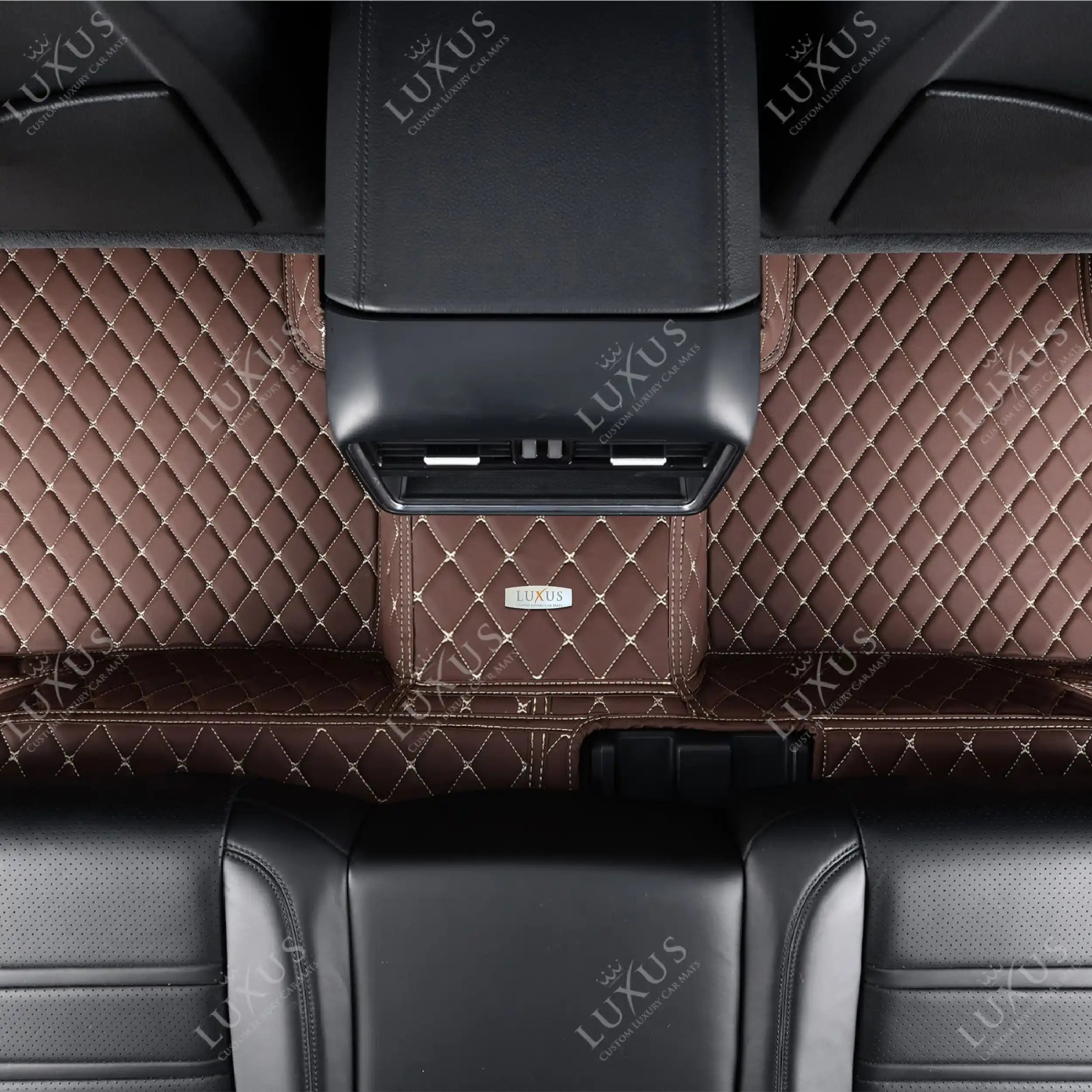 Floor Mats For Car, Truck & SUV Luxus Car Mats Custom All-Weather  Waterproof Diamond Auto Floor Liner Carpets Rugs Brown
