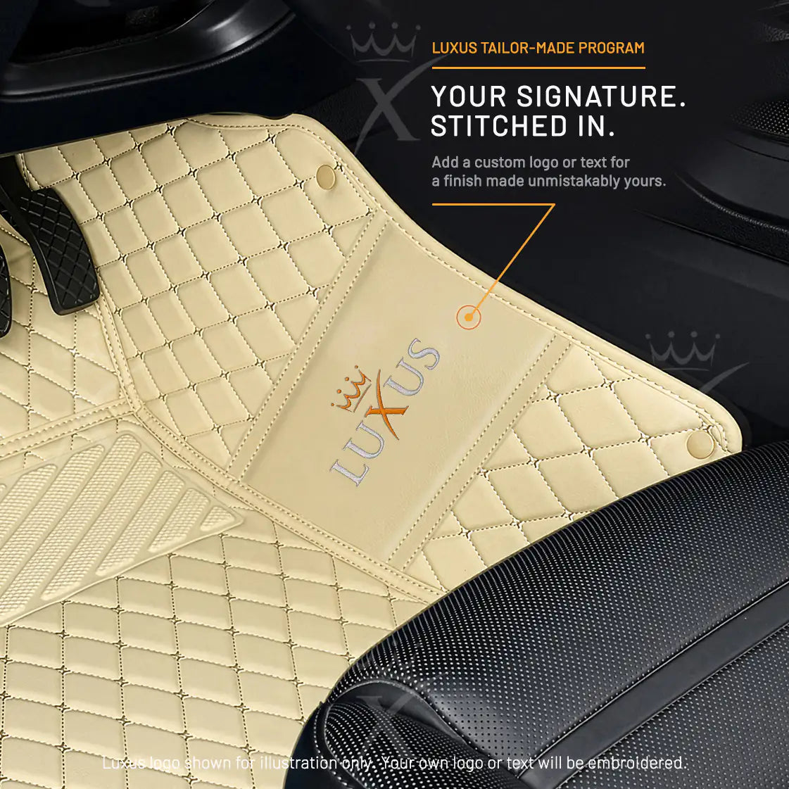Luxus Car Mats™ – Luxus-Automatten-Set in Creme-Beige