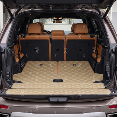 Luxus Honeycomb BaseFit Series Trunk Mat | Cream Beige