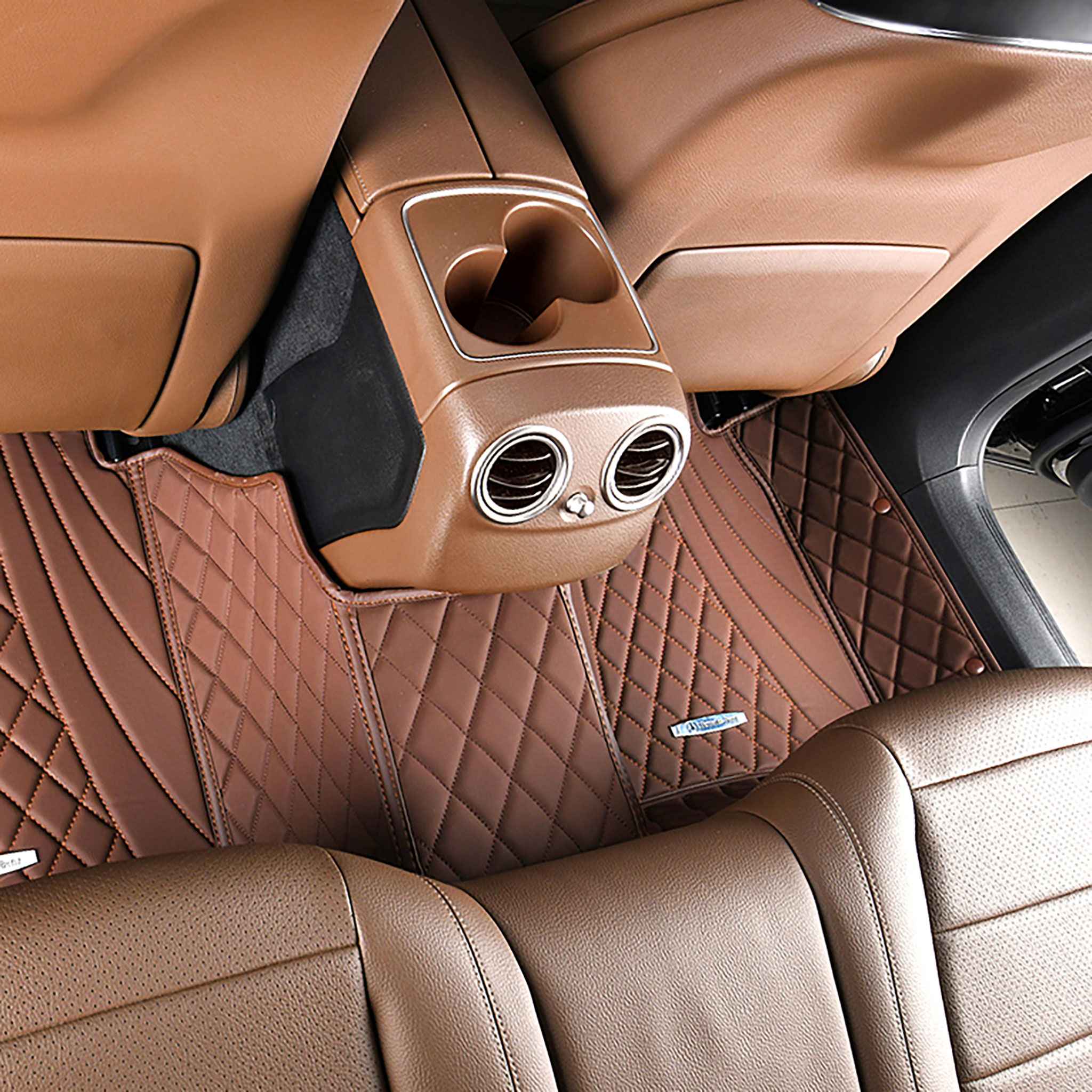 NEW Chocolate Brown Hybrid Luxury Car Mats Set