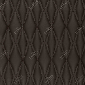 Twin-Diamond Dark Chocolate Brown Luxury Car Mats Set