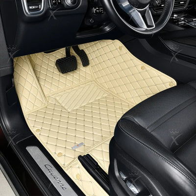Luxus Car Mats™ – Luxus-Automatten-Set in Creme-Beige