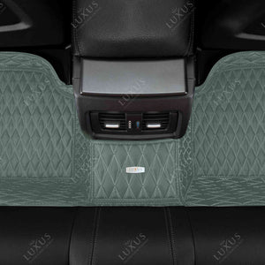 Twin-Diamond Dove Grey Luxury Car Mats Set