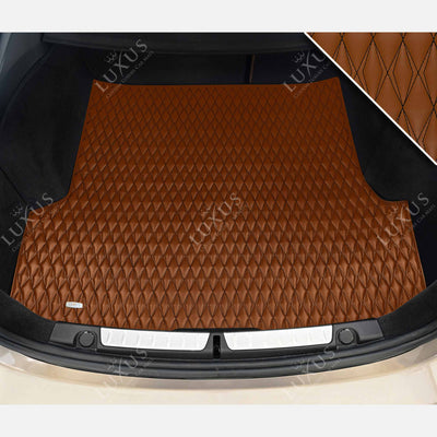 Luxus Twin-Diamond Base Series Trunk Mat | Chocolate Brown