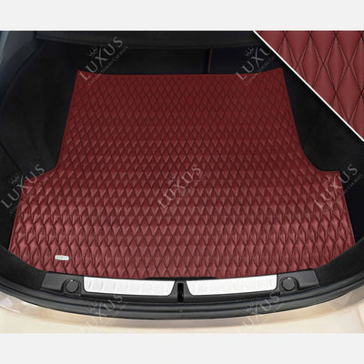 Luxus Twin-Diamond Base Series Trunk Mat | Wine Red