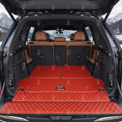Luxus Diamond BaseFit Series Trunk Mat | Ferrari Red