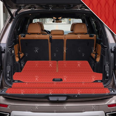 Luxus Twin-Diamond Base Series Trunk Mat | Ferrari Red