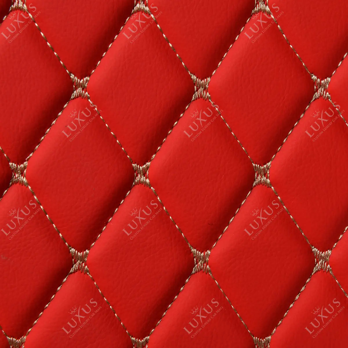 Ferrari Red 3D Diamond Luxury Boot/Trunk Mat