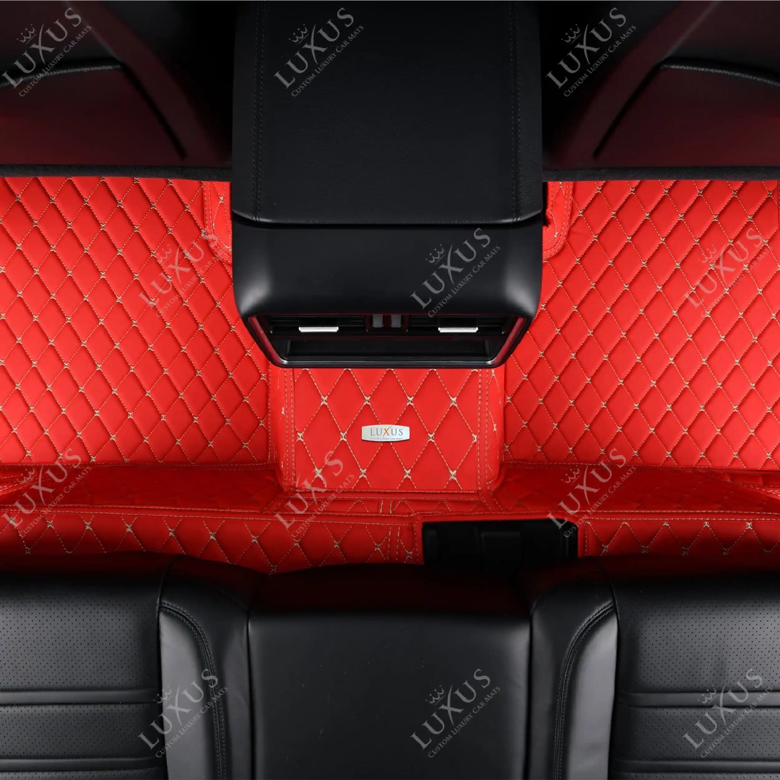 Ferrari Red Diamond Luxury Car Mats Set