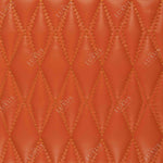 Fiery Orange Twin-Diamond Luxury Boot/Trunk Mat