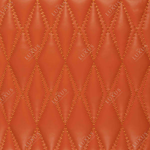 Fiery Orange Twin-Diamond Luxury Boot/Trunk Mat