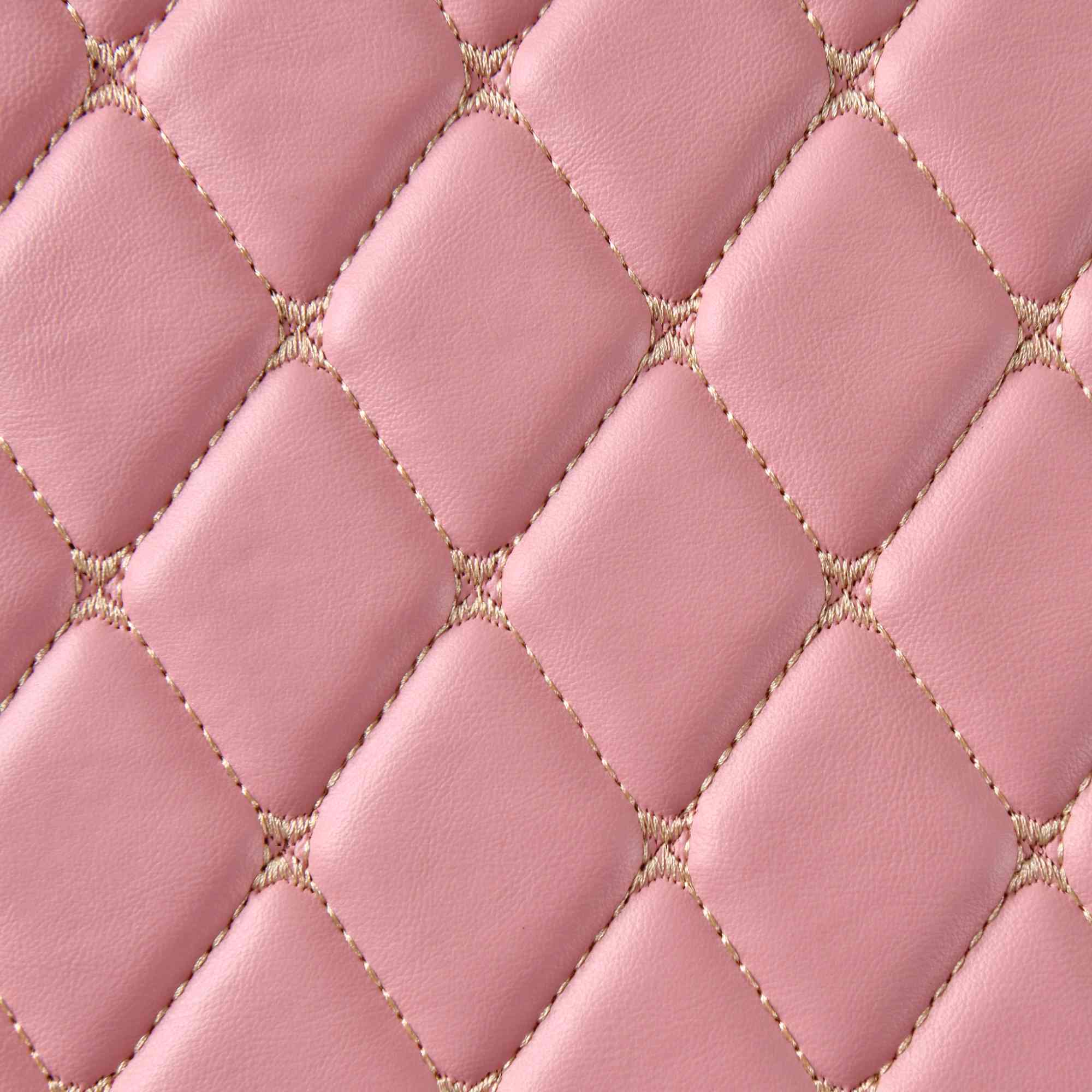 Luxus Car Mats™ - Tapete para maletero/maletero de cuero de lujo con costuras negras y negras en 3D