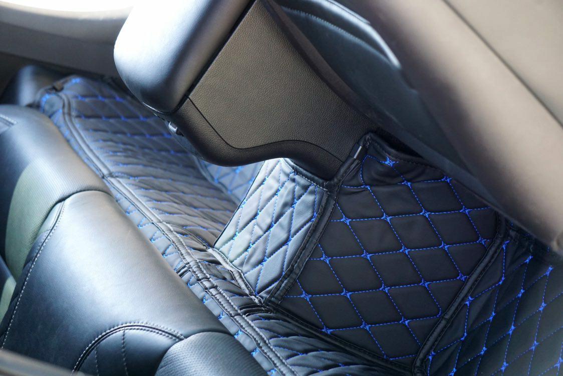 Leather Floor Mats - Quilted Leather  Custom Floor Mats - Beverly Hills  Motoring Accessories