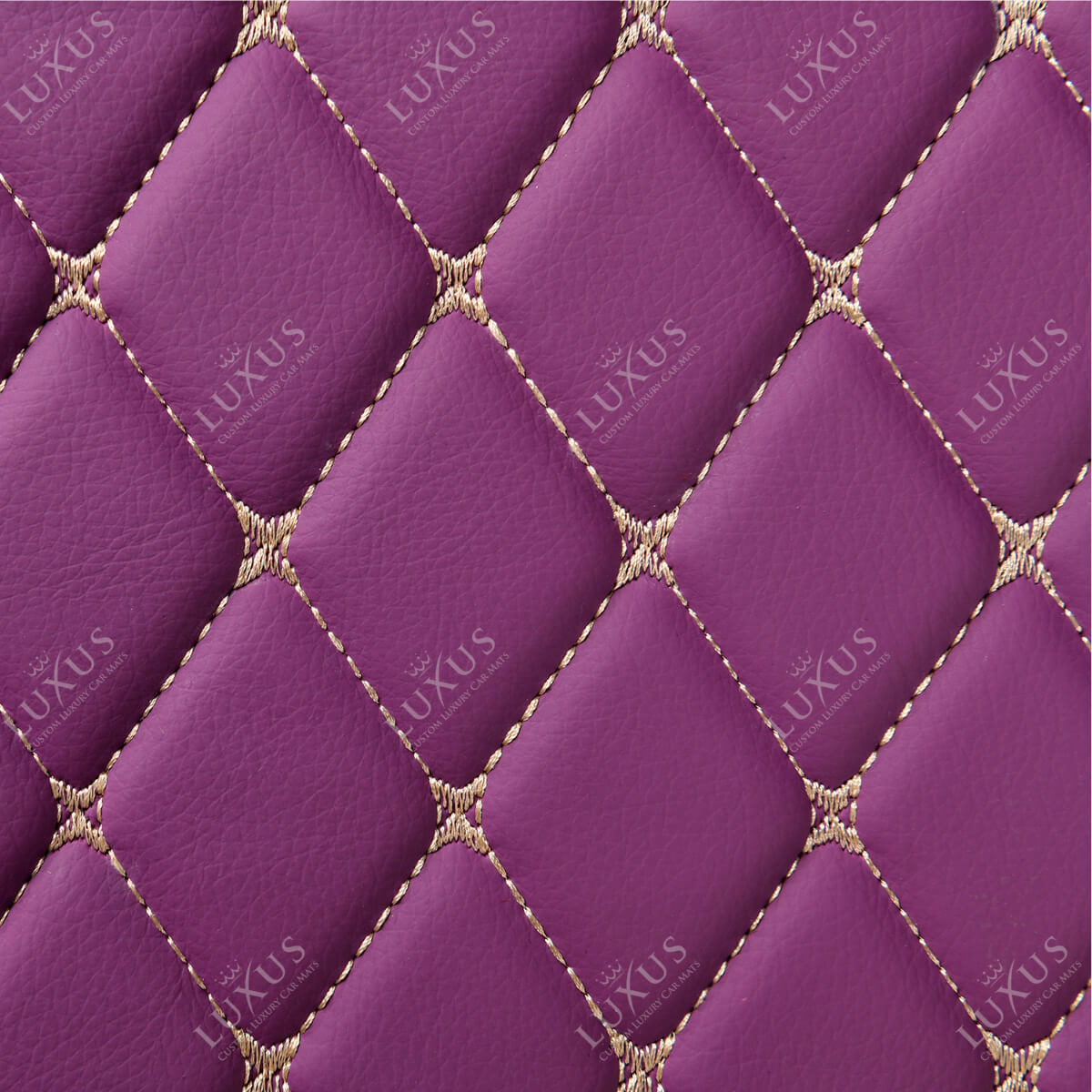 Lavender Purple Diamond Luxury Boot/Trunk Mat