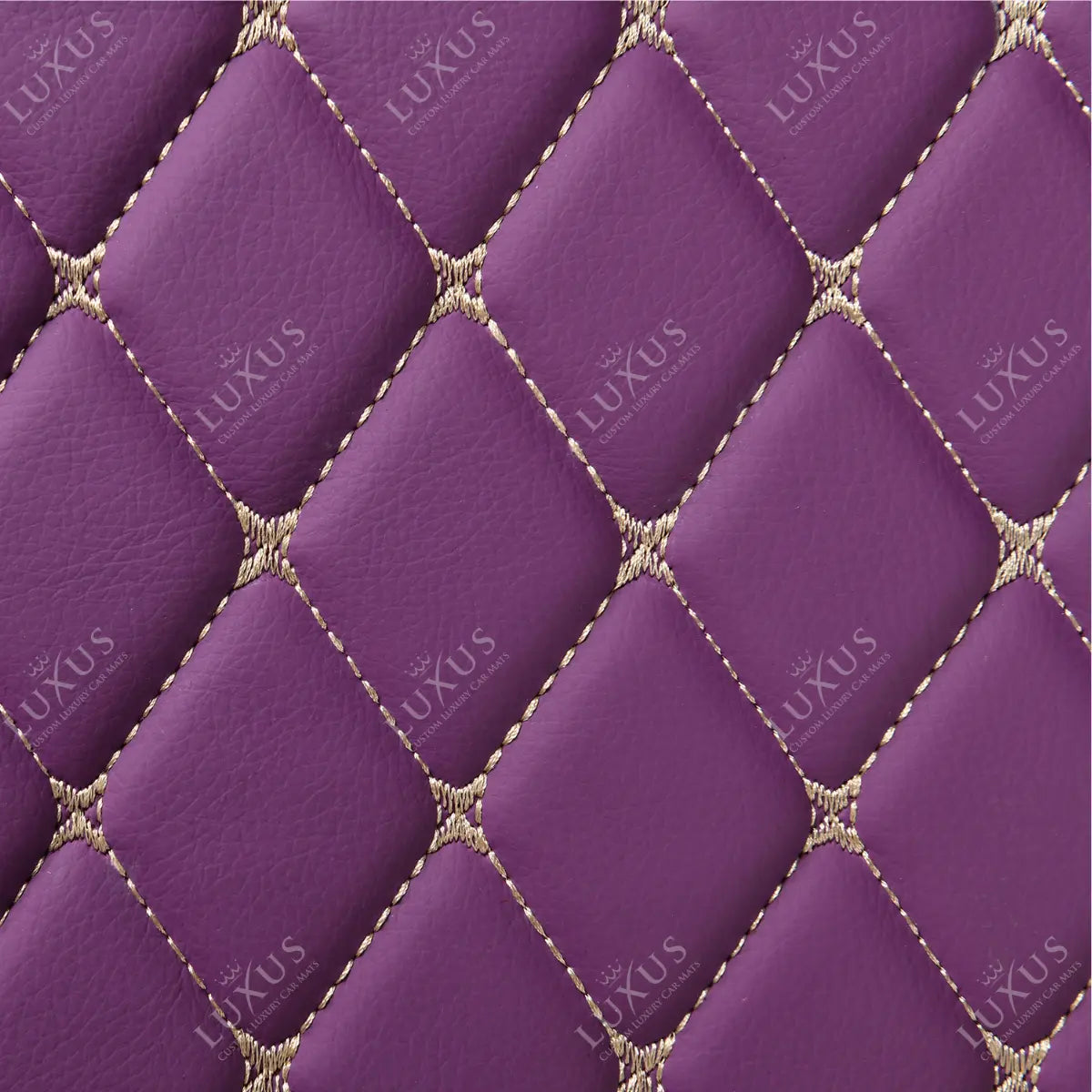 Luxus Car Mats™ – Lavender Purple 3D Luxus-Leder-Kofferraum-/Kofferraummatte