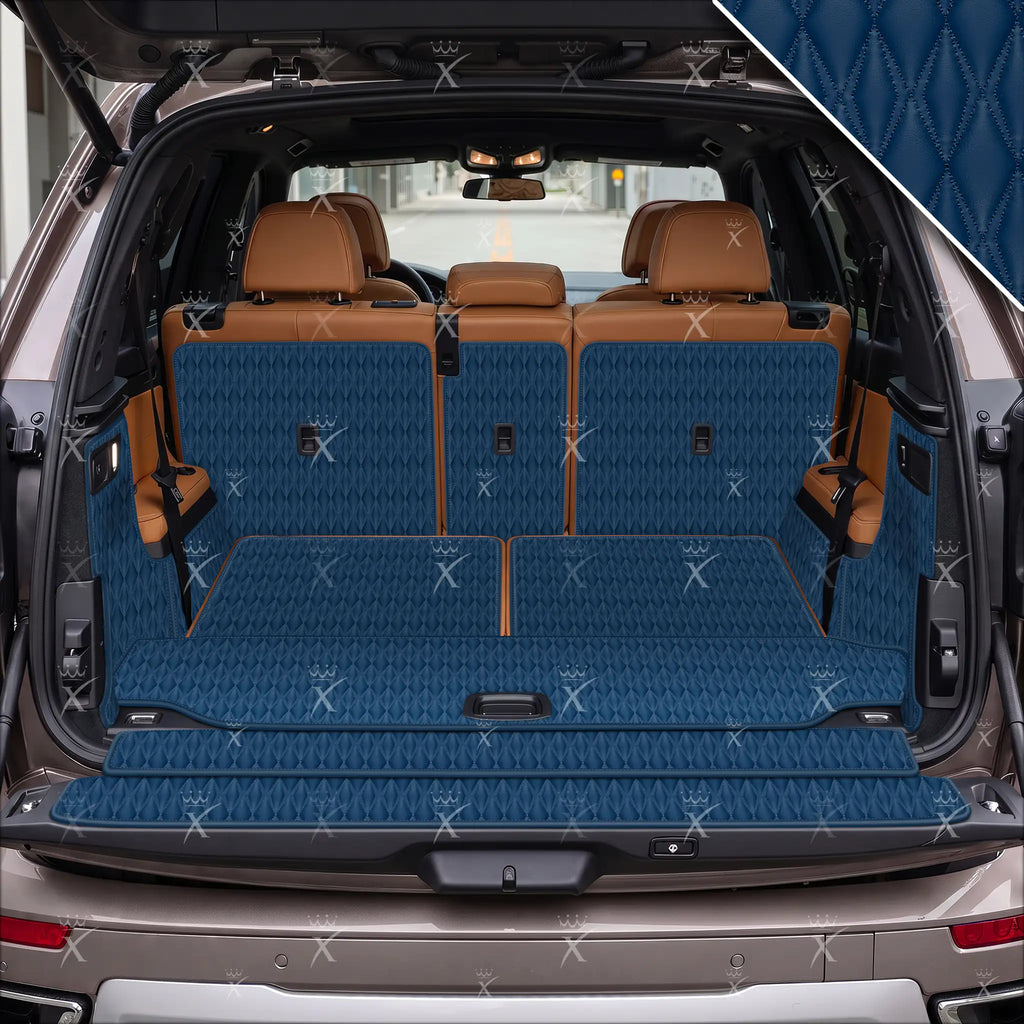 Luxus 360Fit Twin-Diamond Trunk Mat - Midnight Blue | Full Cover