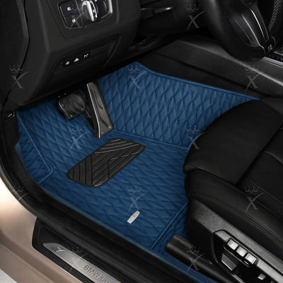 Luxus Twin-Diamond Series Floor Mats | Midnight Blue