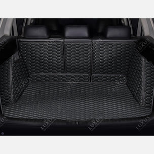 NEW Black & Black Stitching 3D Honeycomb Luxury Boot/Trunk Mat