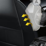 Black & Beige Universal Diamond Stitching Luxury Seat Covers