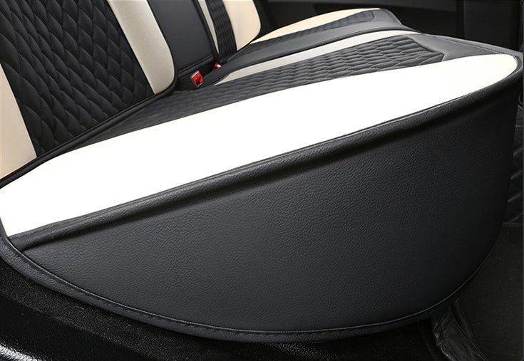 Black & White Universal Diamond Stitching Luxury Seat Covers