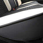 Black & Beige Universal Diamond Stitching Luxury Seat Covers