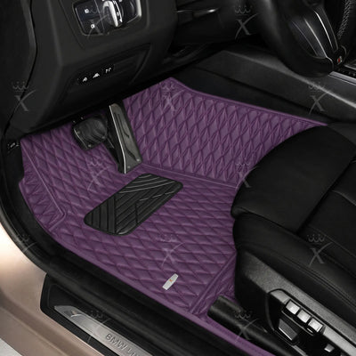 Luxus Twin-Diamond Series Floor Mats | Plum Purple