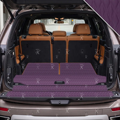Luxus Twin-Diamond Base Series Trunk Mat | Plum Purple