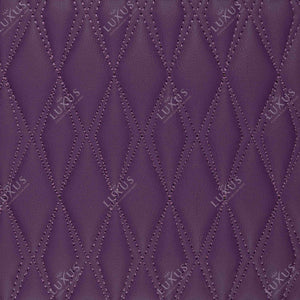 Twin-Diamond Plum Purple Luxury Car Mats Set