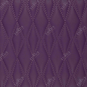 Plum Purple Twin-Diamond Luxury Boot/Trunk Mat