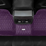 Twin-Diamond Plum Purple Luxury Car Mats Set