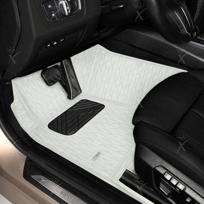 Luxus Twin-Diamond Series Floor Mats | Snow White