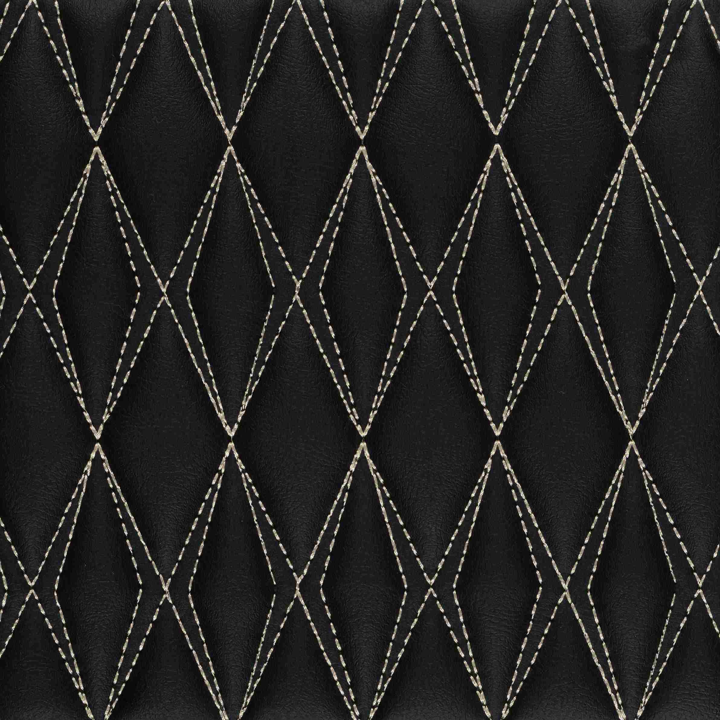 Luxus Car Mats™ - Svart og svart søm 3D luksusskinnstøvel/bagasjematte